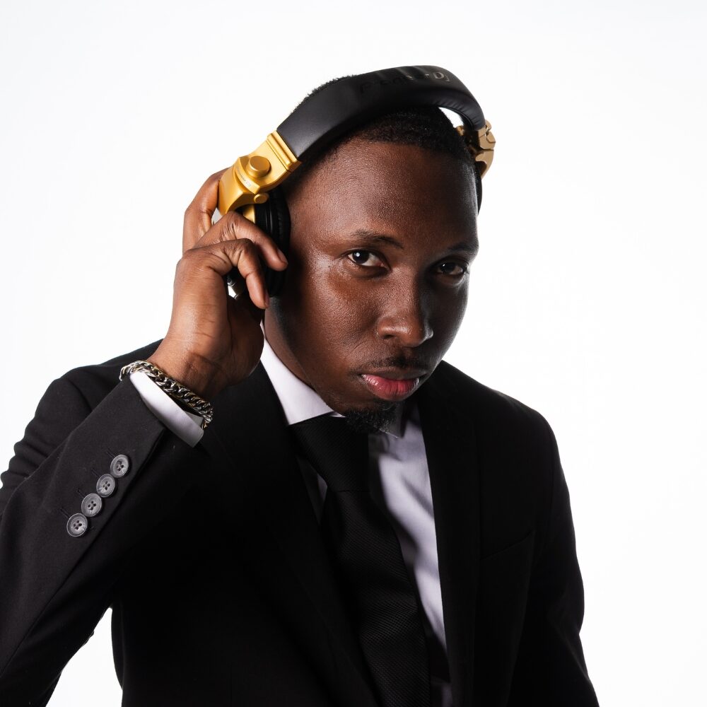 DJ Atomic headshot — Miami & Fort Lauderdale wedding DJ & MC